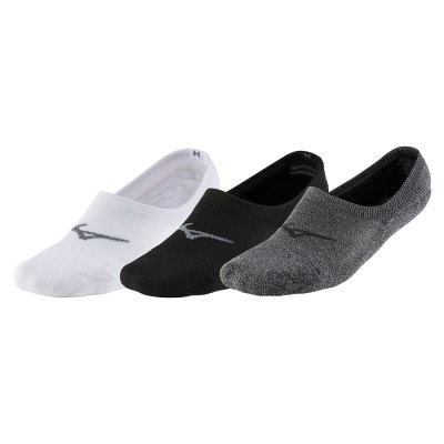 Calcetines Mizuno Super Short 3P Hombre - Blancos / Negros / Grises - Chile M187QAKVRC